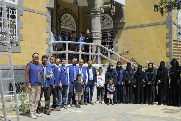 A company gathering of Nahbal Pharma team members