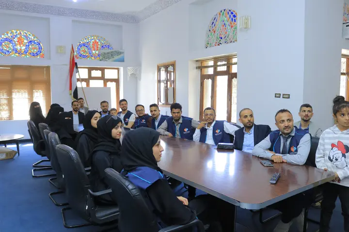 Nahbal Pharma team members in a meeting at the office