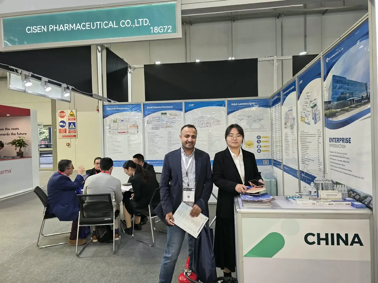 Nahbal Pharma professional meeting at the Cisen Pharmaceutical stand