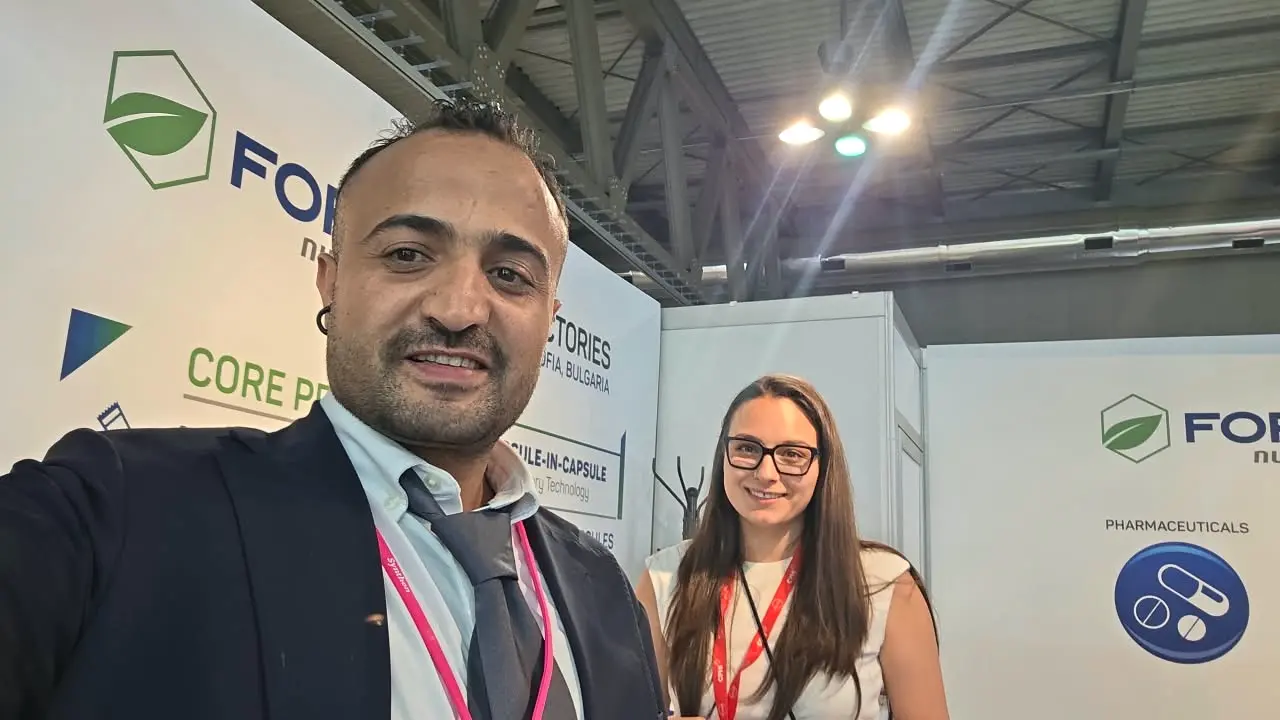Nahbal Pharma professional meeting at the Fortex stand